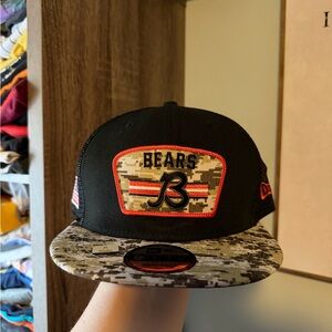 New Era 2021 Chicago Bears Black and Camouflage Bears Snapback